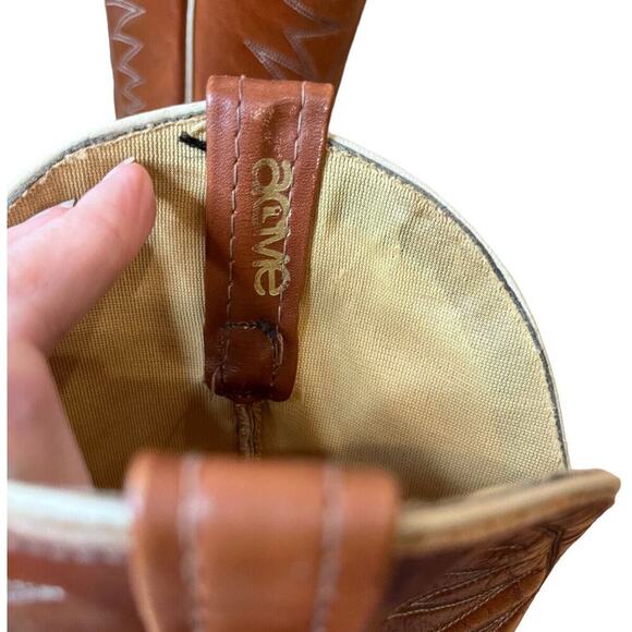 Acme 32972 Brown Men’s US 9.5C Leather USA Western Boots Shoes Cowboy VTG
